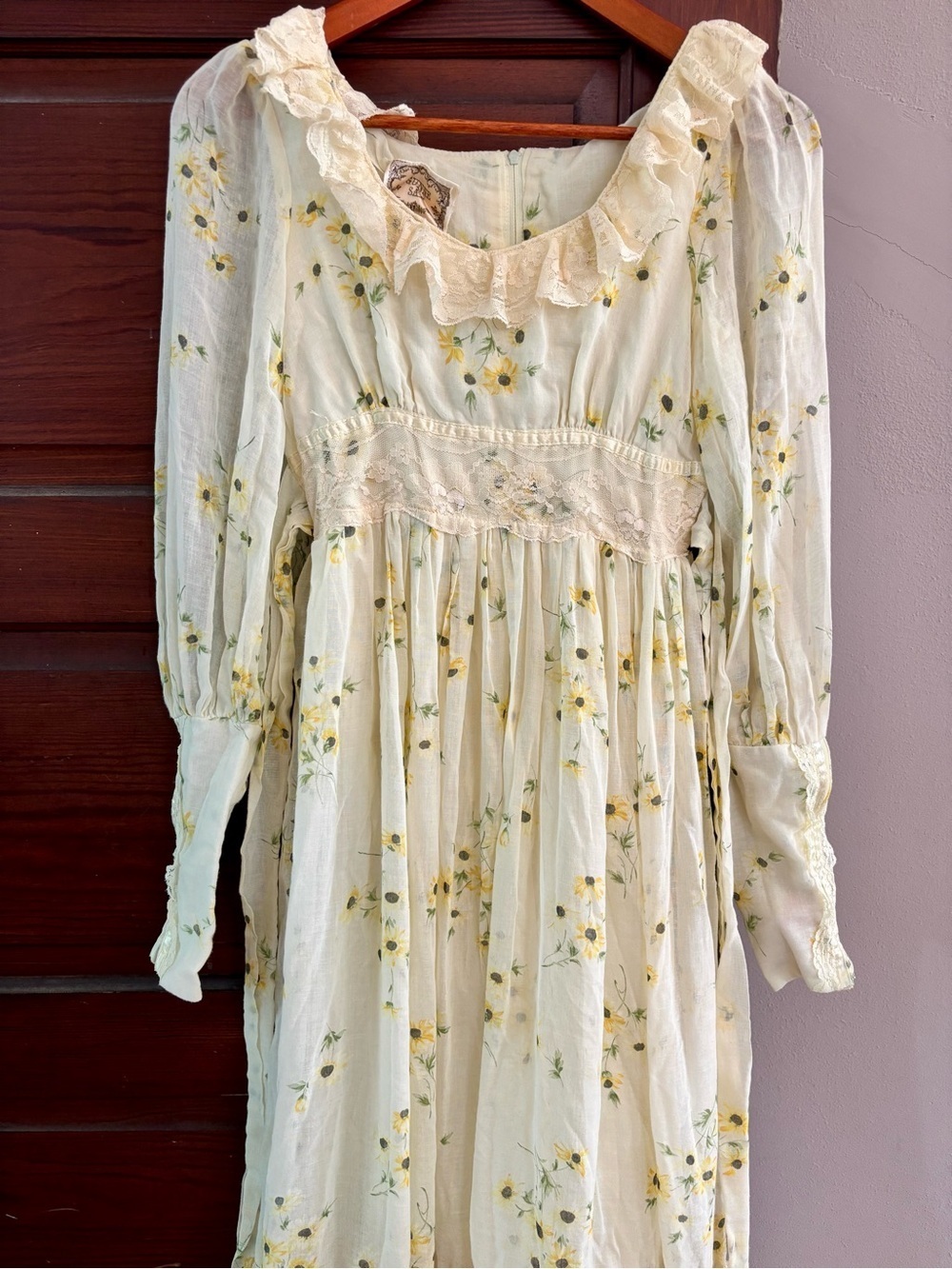 Gunne Sax vintage 1970s Gunne Sax prairie dress by Jessica McClintock - Picture 2 of 12